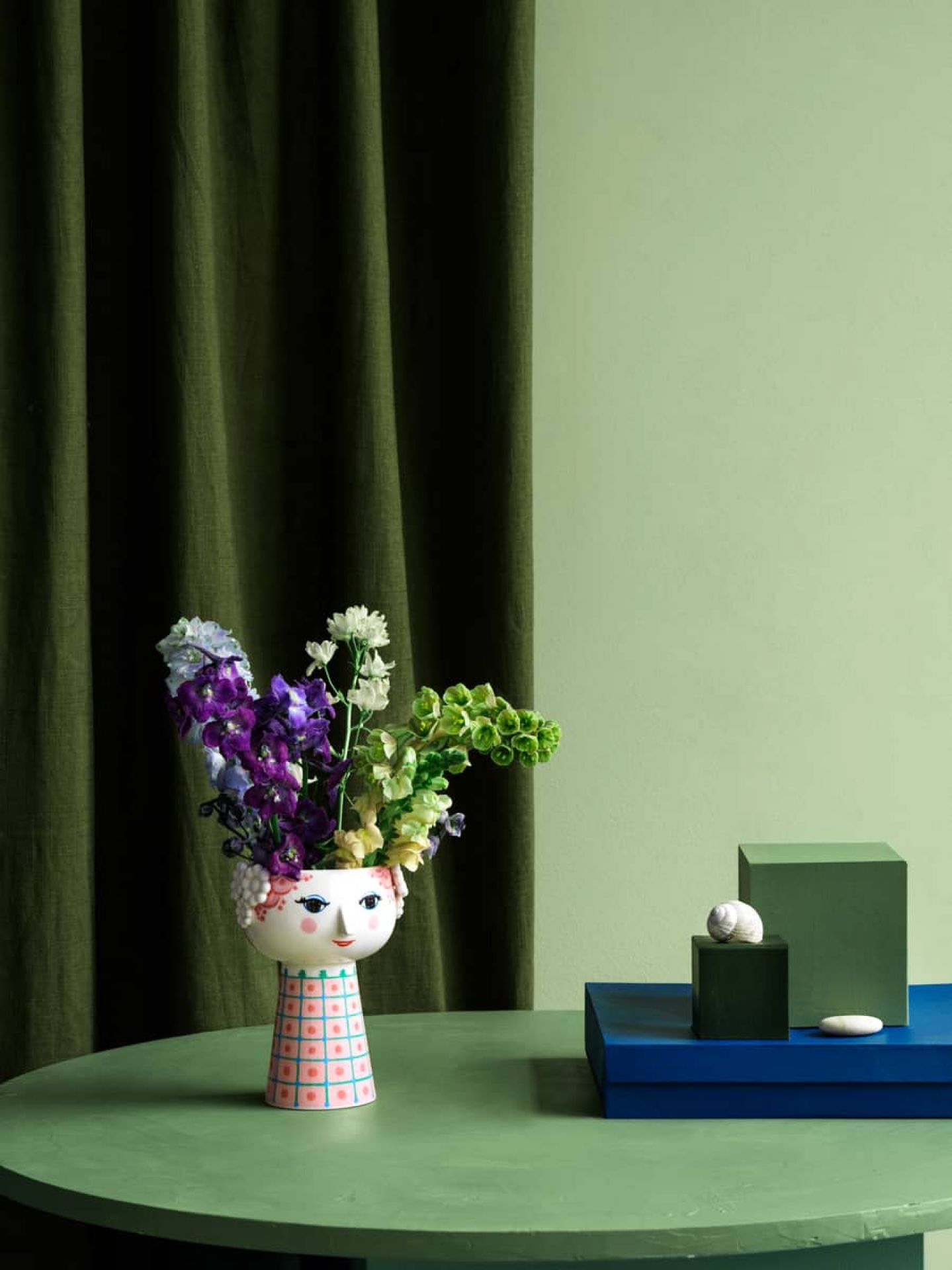 Eva Vase H 18,5 cm Pink Bjorn Wiinblad